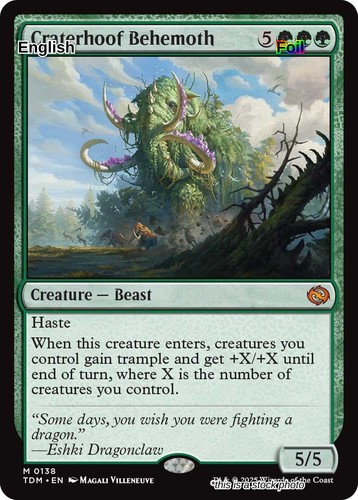 Craterhoof behemoth tdm lp - craterhoof,